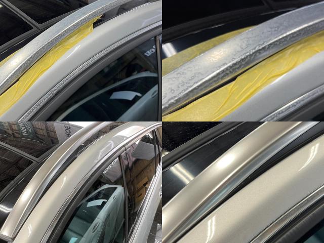 欧州車　アルミモールリペア